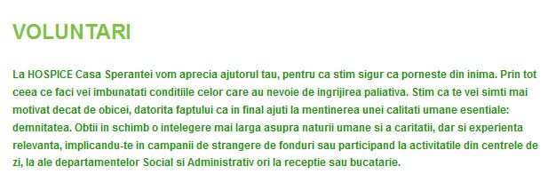 Un interviu special despre Hospice Casa Sperantei