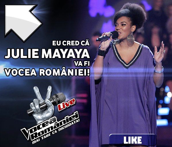 Vocea Romaniei este Julie Mayaya