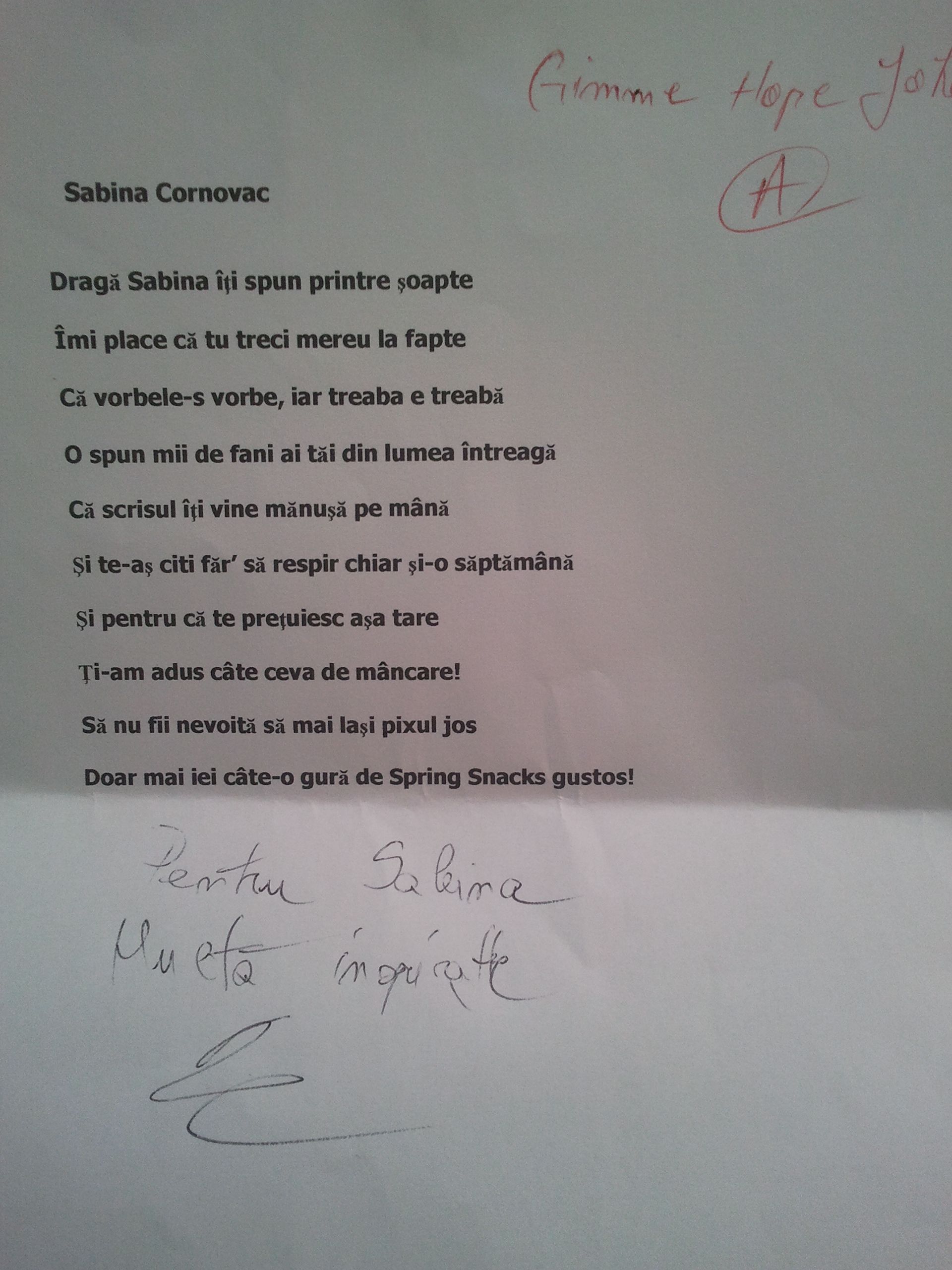 Cu serenada la munca
