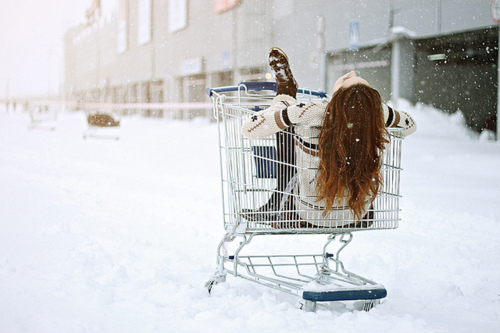 cart-girl-hair-shopping-cart-snow-Favim.com-144472