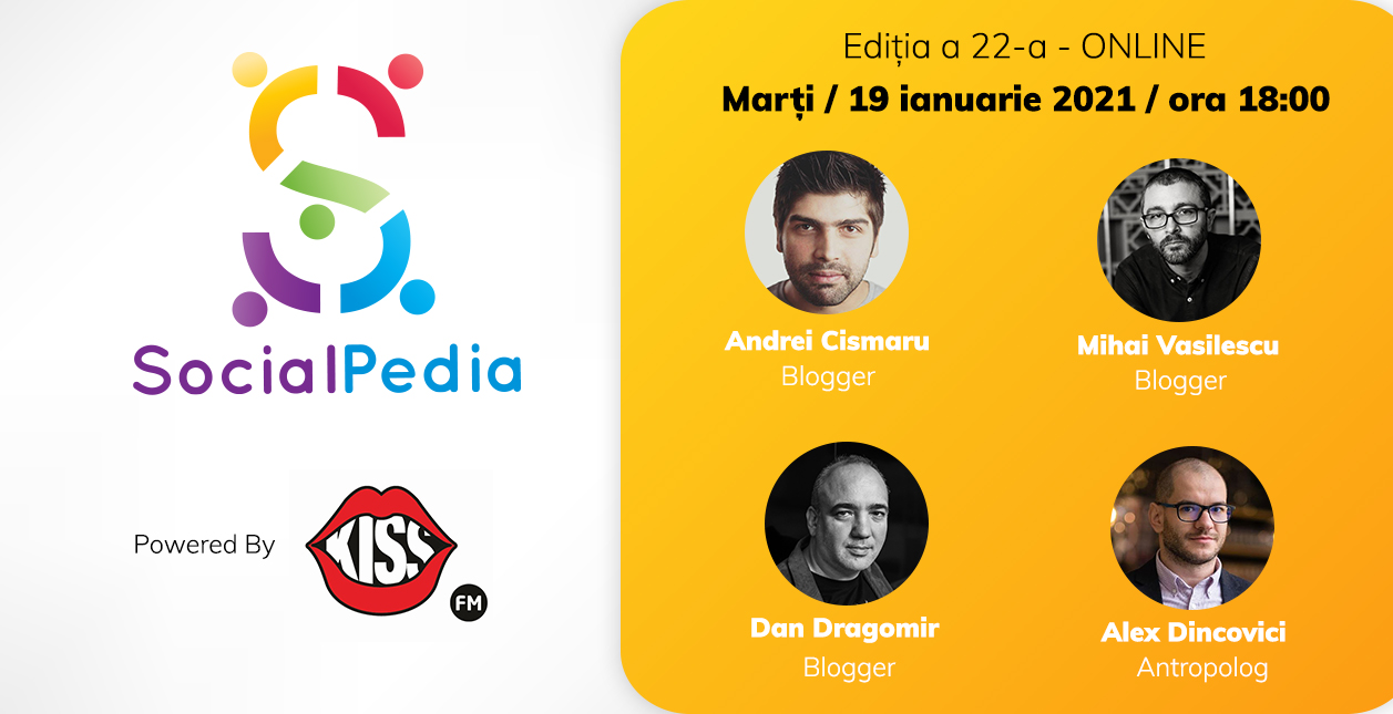 Hai la SocialPedia 22 despre blog în 2021